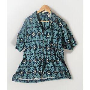 JIMMYZ 90’s Y2K Vintage Surf Aloha Hawaiian Shirt Tourist Aesthetic Size L.   Ii